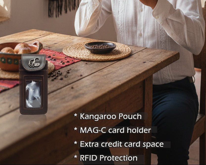 Aricio Dandy Mag RFID Leather Wallet