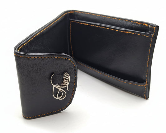 Aricio Dandy MAG classic black leather wallet with RFID protection