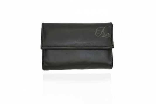 dark brown  leather wallet