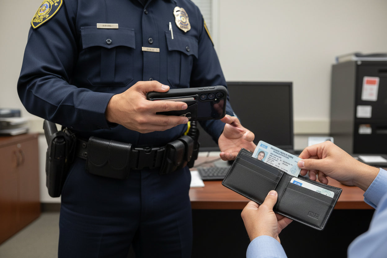 RFID MAG-C card Holder Black