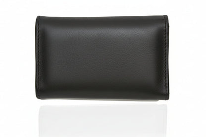 Aricio laser engraved LE Native tobacco leather wallet back view