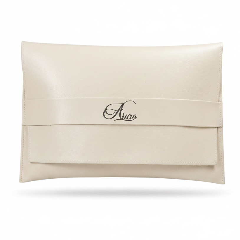 Aricio MAG envelope dust cover front view with Aricio logo