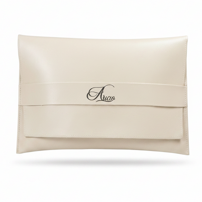 Aricio MAG envelope dust cover front view with Aricio logo