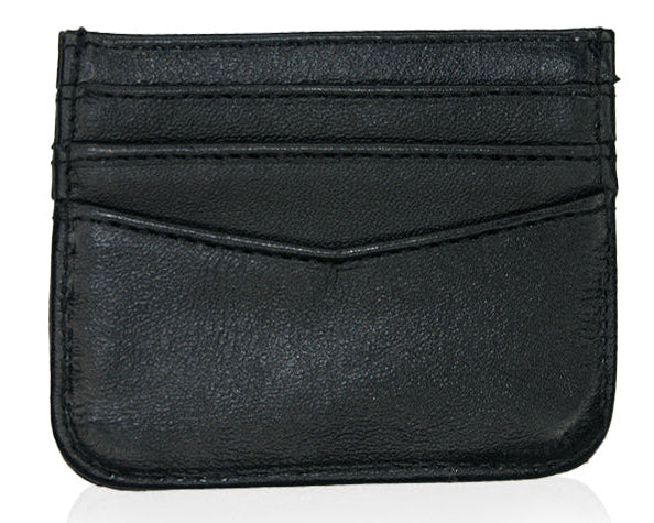 Aricio RFID C Card Classic black wallet shown from the back view
