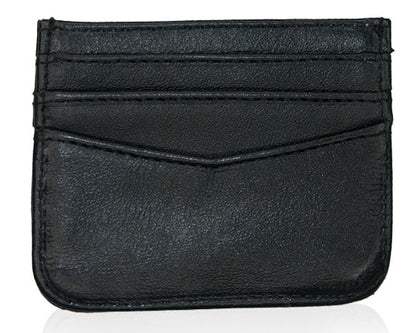 Aricio RFID C Card Classic black wallet shown from the back view