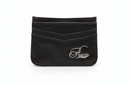  Aricio RFID MAG C black leather card holder