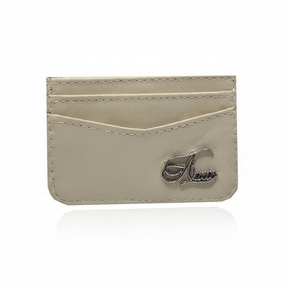 Aricio ivory MAG C RFID card holder front view
