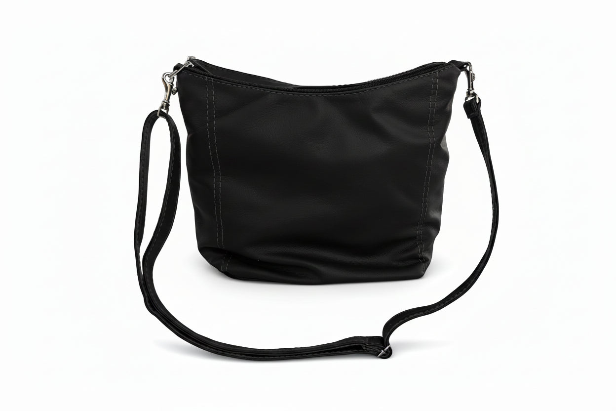 Aricio NATI RFID MAG leather purse back side view