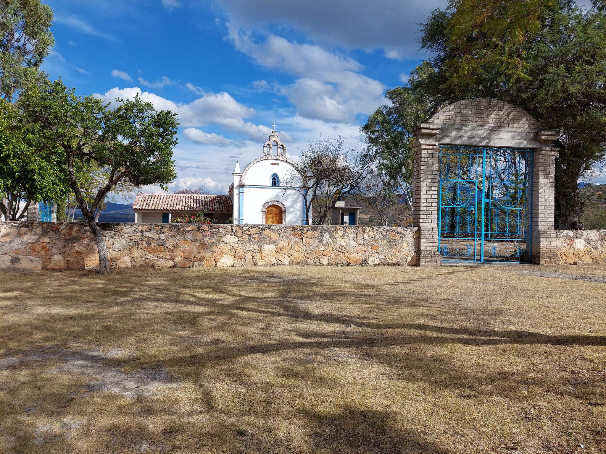 Church of El Rosario in Nuevo Oaxaca, Mexico, showcasing its architectural details, cultural heritage, and historic religious significance.
